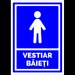 indicator pentru vestiar baieti